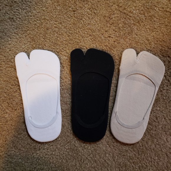 Accessories 3 Pairs No Show Tabi Socks Poshmark